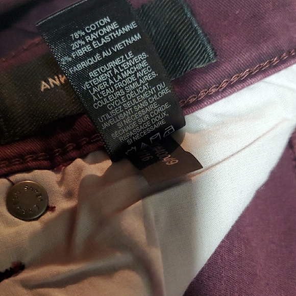 Express Purple Ankle Jeans Size 12 - Picture 8 of 9
